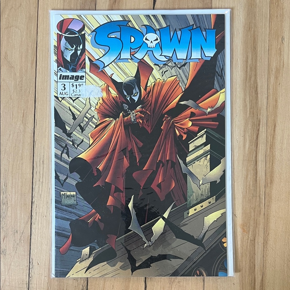 Spawn #3 Comic Book with Red and Black Cover
